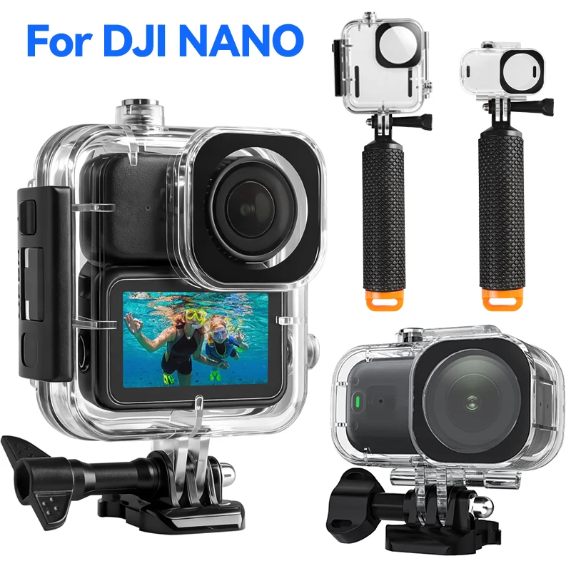 Fishing Boat Cover - 水中ダイビングハウジング保護ケースカバーシェル DJI Osmo Nano カメラ用シュノーケリングサーフィン水泳プロテクターアクセサリー