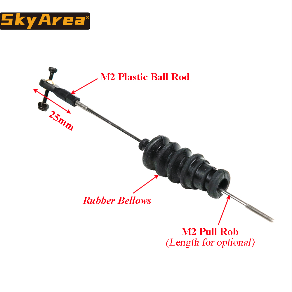 Fishing Boat Anchor Winch - 1 個 RC モデルボートプッシュロッドキットには M2 ロッドエンド
