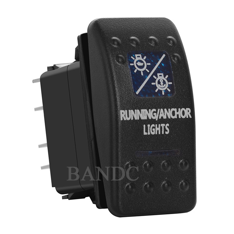 アンカー付きロッカーライト,ブルーLEDランニングライト,7 - Fishing Boat Navigation Light のレビューと価格